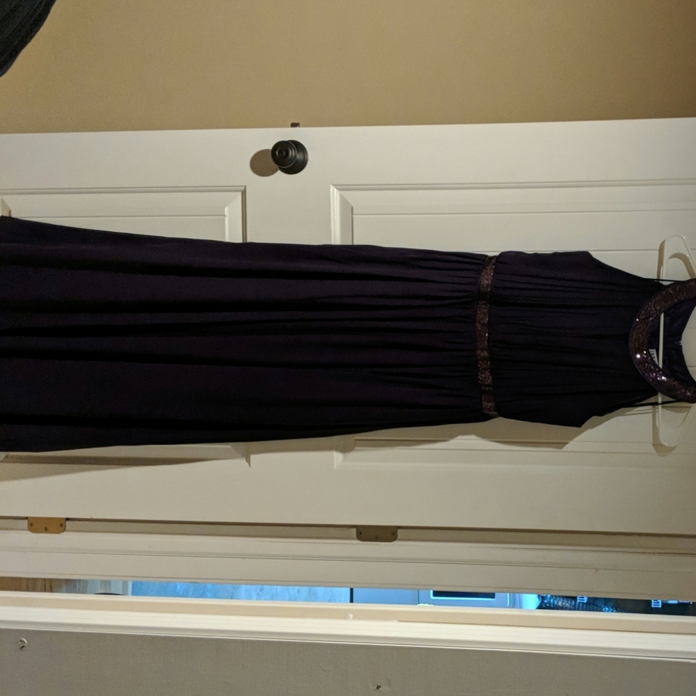 Plum bridesmaid dress
